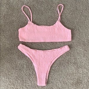 Pink bikini